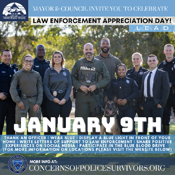 Law Enforcement Appreciation Day! Poster