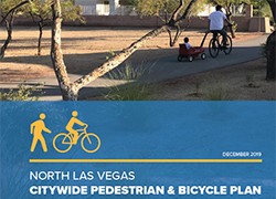 City of North Las Vegas Pedestrian Bike Plan Cover.