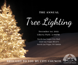 Annual Tree Lighting Ceremony Flyer